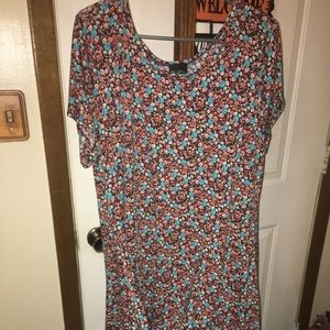 Floral T-shirt dress